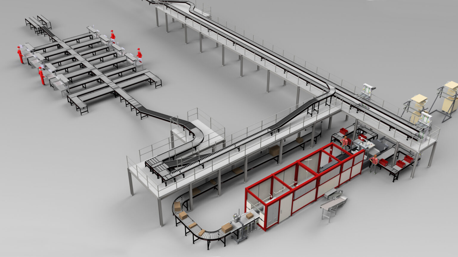 INLINE-Verpackungsmaschine mit Fördertechnik von FÖRSTER & KRAUSE