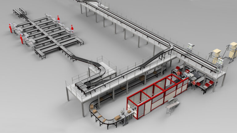 INLINE-Verpackungsmaschine mit Fördertechnik von FÖRSTER & KRAUSE